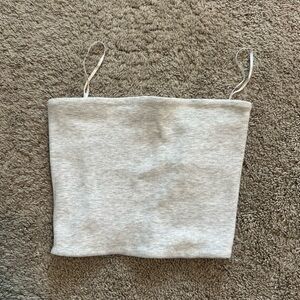 Zara Light Gray Tube Top